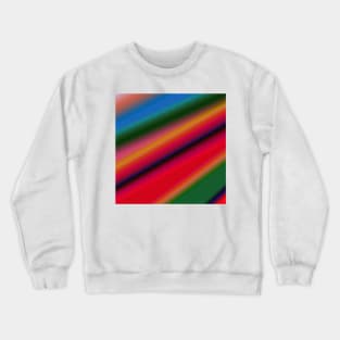 red blue green orange abstract texture Crewneck Sweatshirt